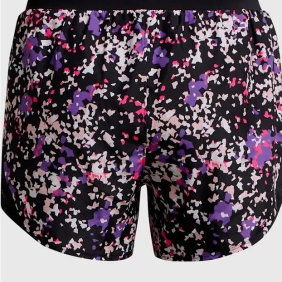 Under Armour Women's Fly-By 2.0 Printed Shorts - Picture 3 of 5